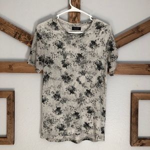 Zara Man flower t shirt